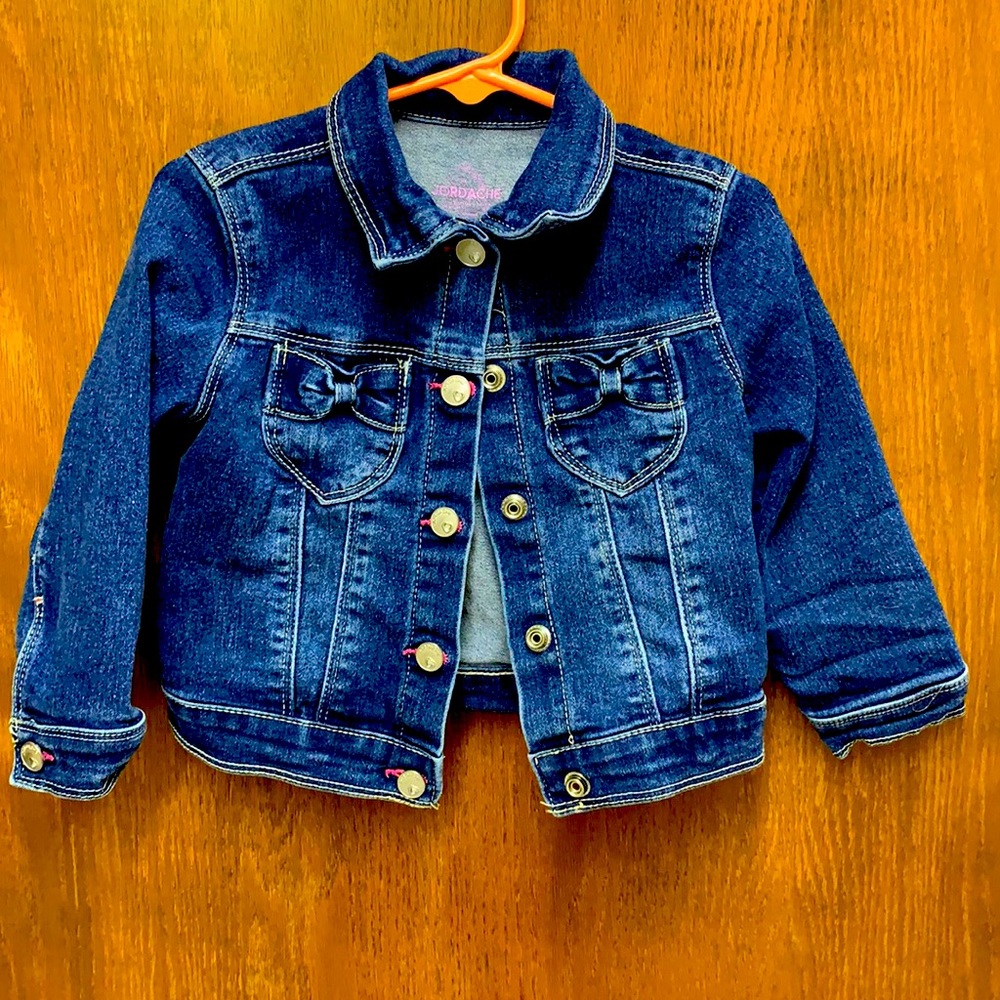 JORDACHE 3T Jean Jacket with Bows
